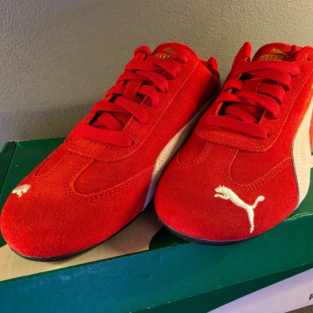 New Jr Size 6Y / UK 5 / EU 38 / Puma Speedcat Jr. Red White Woman 7.5 – 8 - Picture 5 of 10